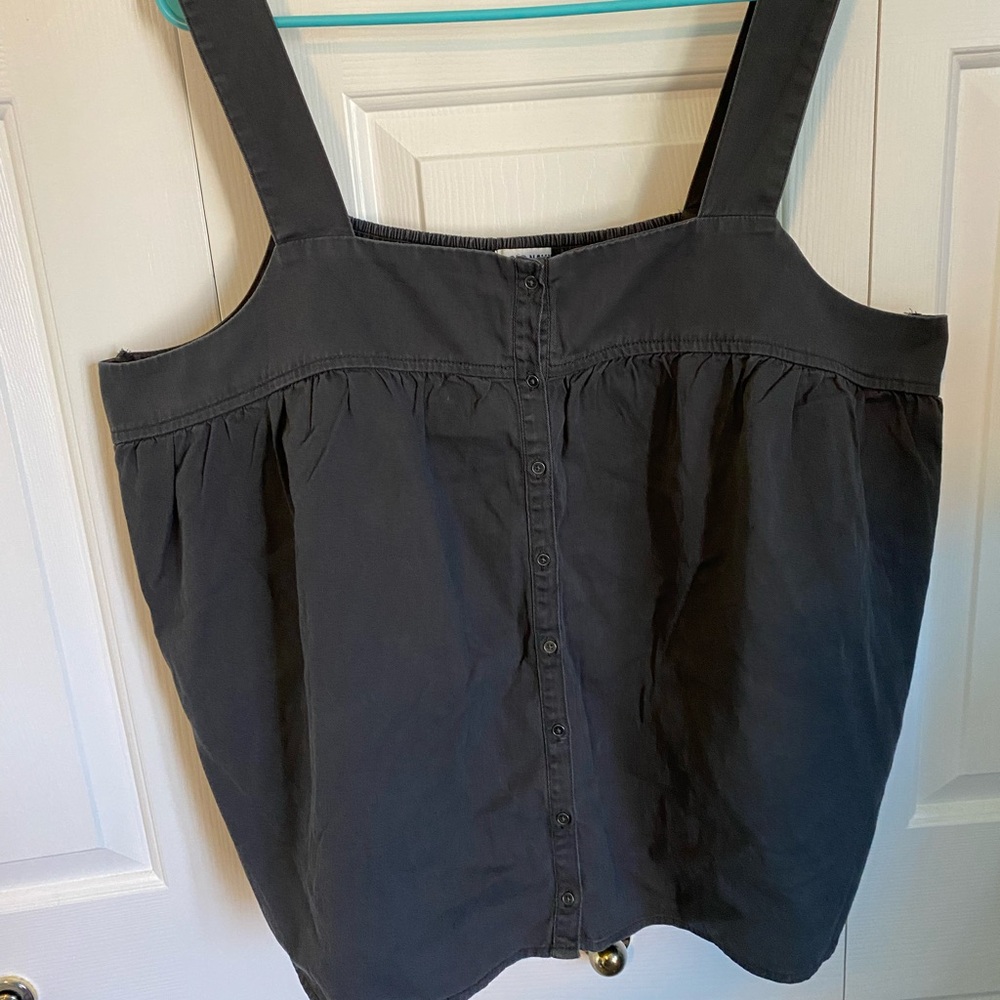 Gray denim babydoll top from Old Navy. NWT. Size 4x